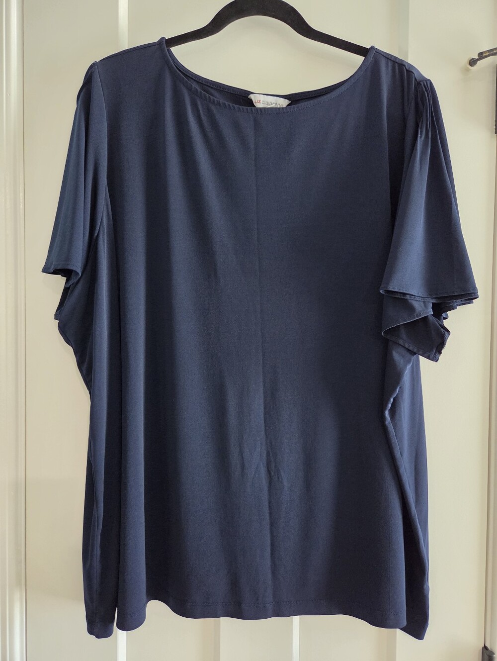 Liz Claiborne women's size 3x Navy Blue blouse